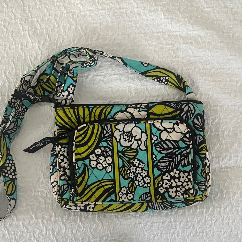 Vintage Vera Bradley Patterned Small Crossbody Bag